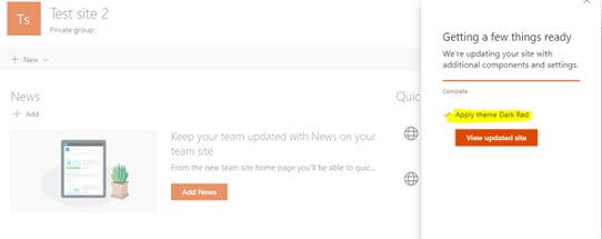 Create SharePoint Modern Team Site Using Site Scripts And Site Designs