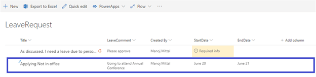 Create custom SharePoint Online List form with PowerApps using Canvas App
