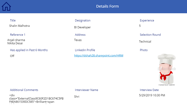 Create Single Display Or Edit Form For Multiple Galleries In PowerApps
