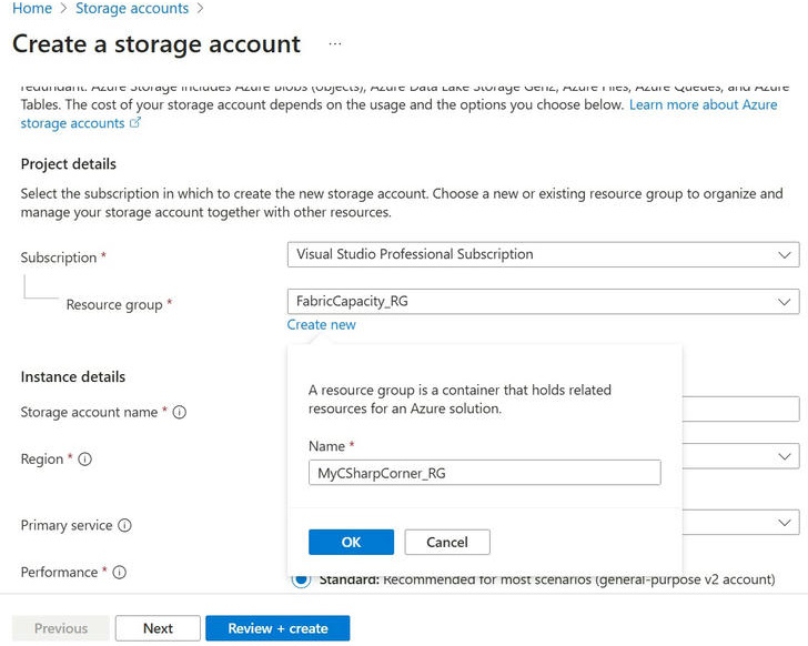 Create Storage Account and Move Files Using ADF Activity