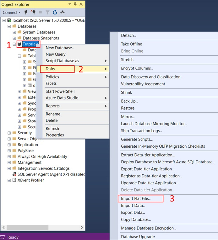 Create Table And Put Data In SQL Server Using CSV File