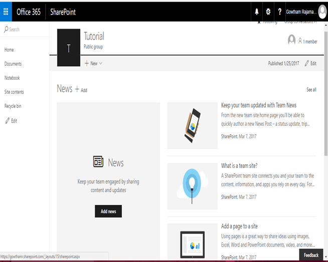 SHAREPOINT 0ffice 365