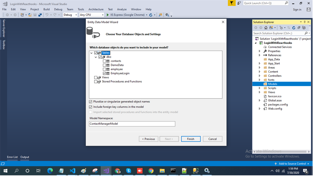 Create User Login And Registration Using Web API And React Hooks