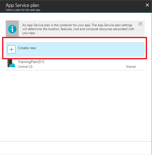 Create Web App In Azure