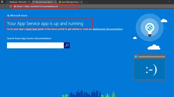 Create Web App In Azure
