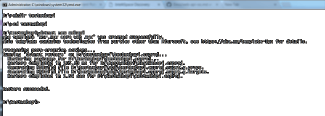Create Web API With .NET Core