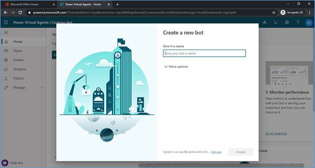 Create Your First Bot Using Microsoft Power Virtual Agents