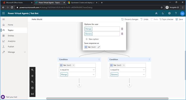 Create Your First Bot Using Microsoft Power Virtual Agents