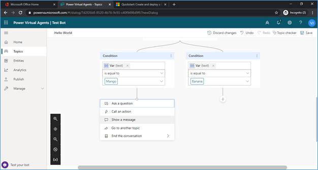 Create Your First Bot Using Microsoft Power Virtual Agents
