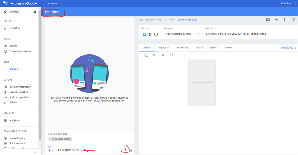 Create Your First Google Action For Your Google Home And Google Assistant