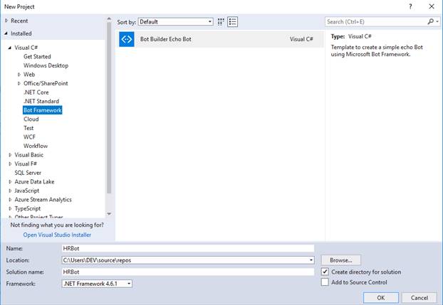Create your own Azure Chat Bot 