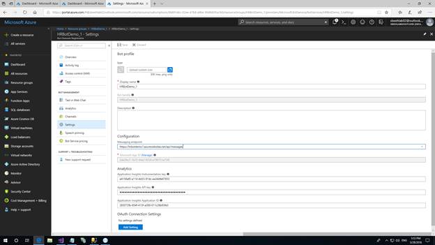 Create your own Azure Chat Bot 
