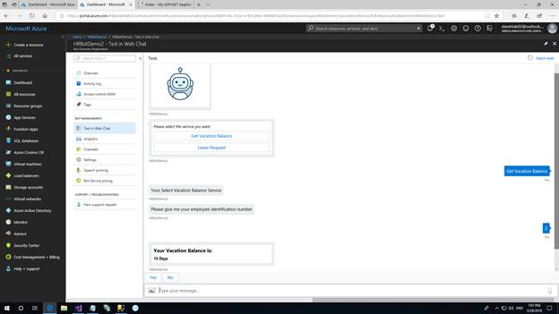Create your own Azure Chat Bot 