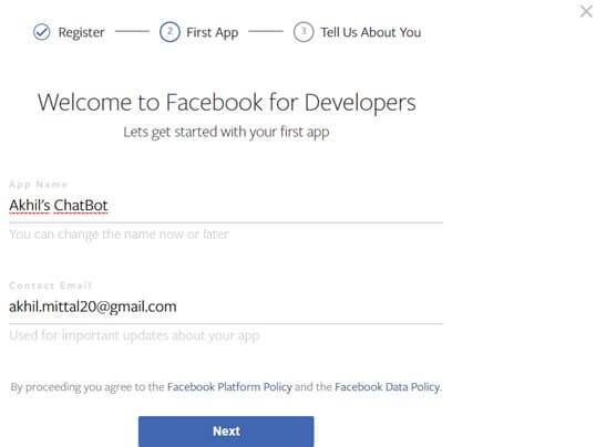 Creating A Chatbot Using Amazon Lex Service - Facebook Messenger Integration