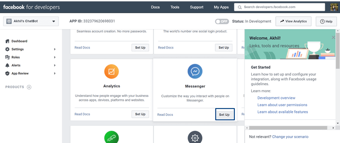 Creating A Chatbot Using Amazon Lex Service - Facebook Messenger Integration