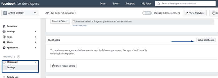 Creating A Chatbot Using Amazon Lex Service - Facebook Messenger Integration