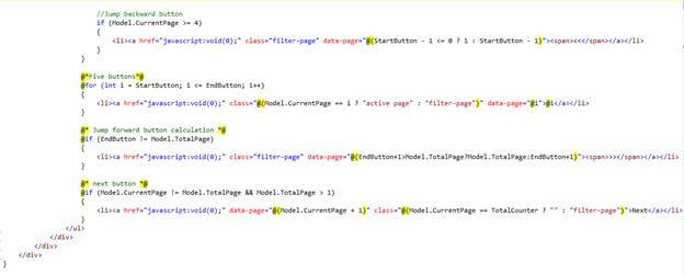 creating a Custom Datatable in MVC using Entity Framework and Jquery / Ajax