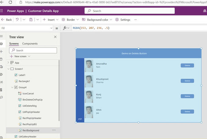 Add Controls to create popup 