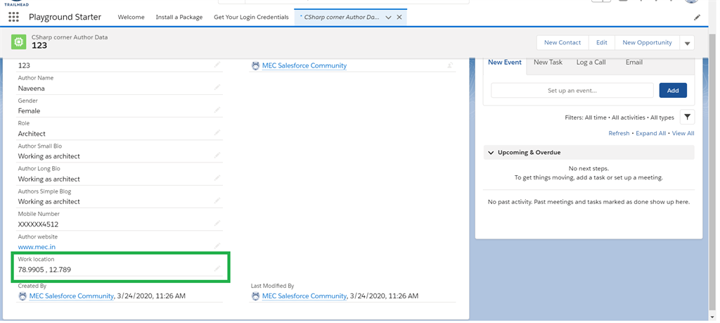 Creating A Geo-Location Field Data Type In Salesforce Object