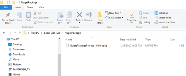Creating a Local NuGet Package Repository