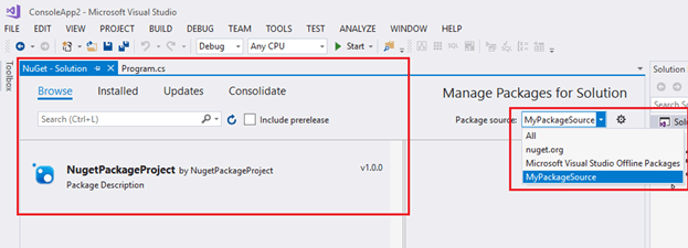 Creating a Local NuGet Package Repository
