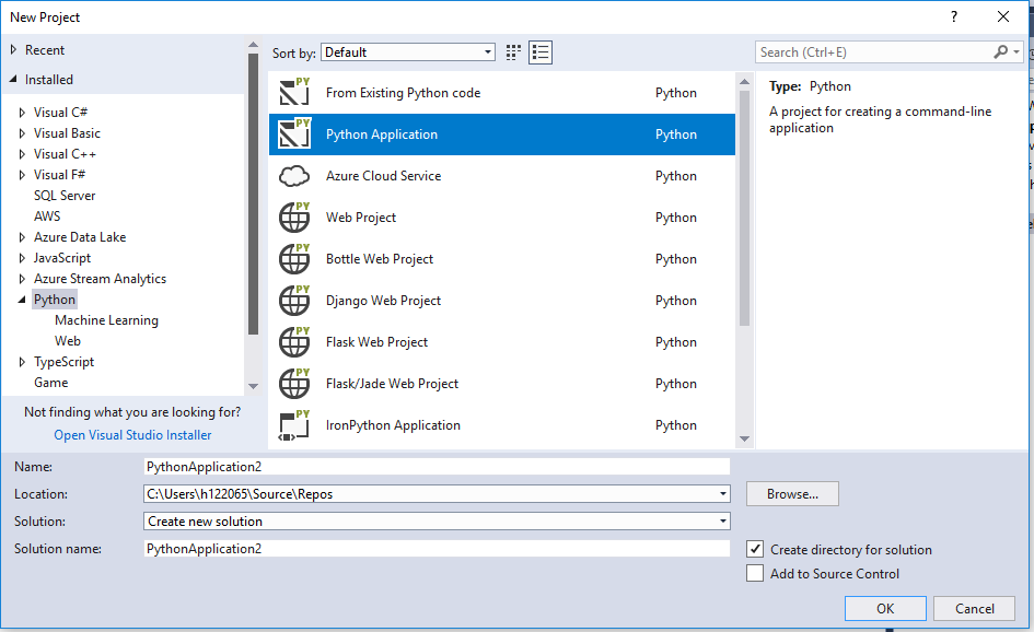 Microsoft studio python. Питон Проджект. New Project Python. Python web. Визуал Python