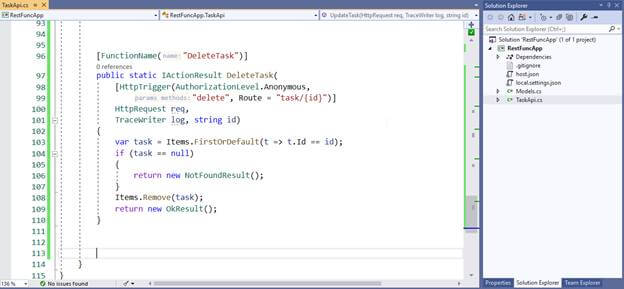 Creating A REST API With Azure Functions