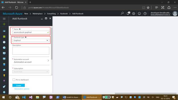 Creating A Runbook For Azure Automation Creating A Runbook For Azure Automation