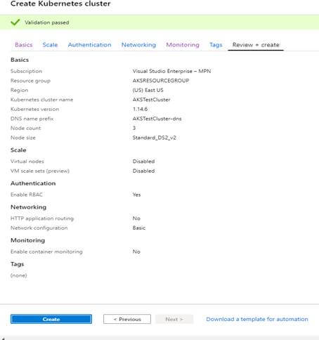 Creating AKS Cluster With ARM Template Using PowerShell
