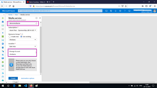 Overview Of Azure Media Services With Uploading A File