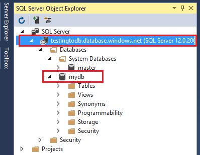 Creating And Using Azure SQL Server And Azure SQL Database