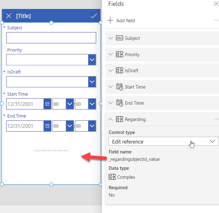 Creating Appointment For Customers Using Canvas App