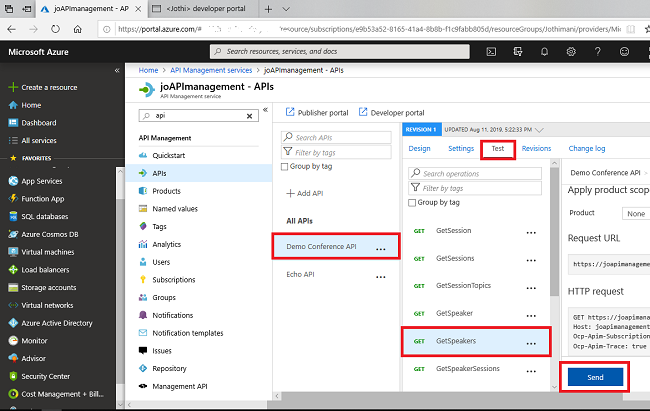 Creating Azure API Management Instance Service