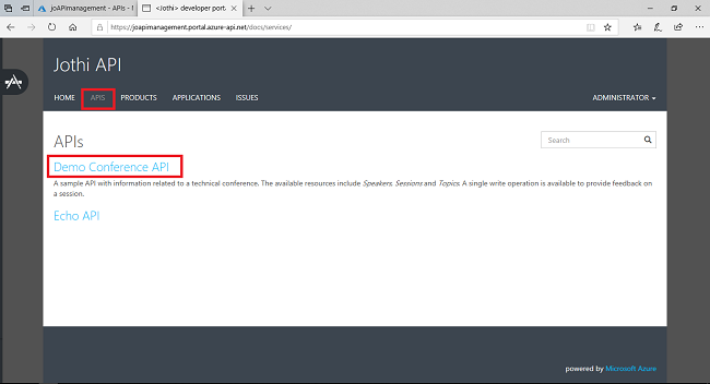 Creating Azure API Management Instance Service