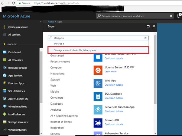 Creating Azure Blobs using ASP.NET Core C# Console Application