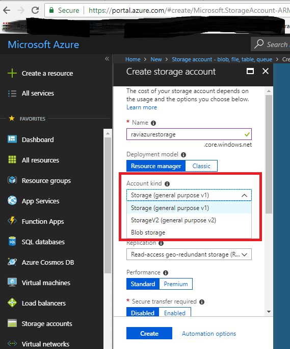 Creating Azure Blobs using ASP.NET Core C# Console Application