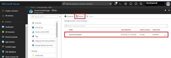 Creating Azure Blobs using ASP.NET Core C# Console Application