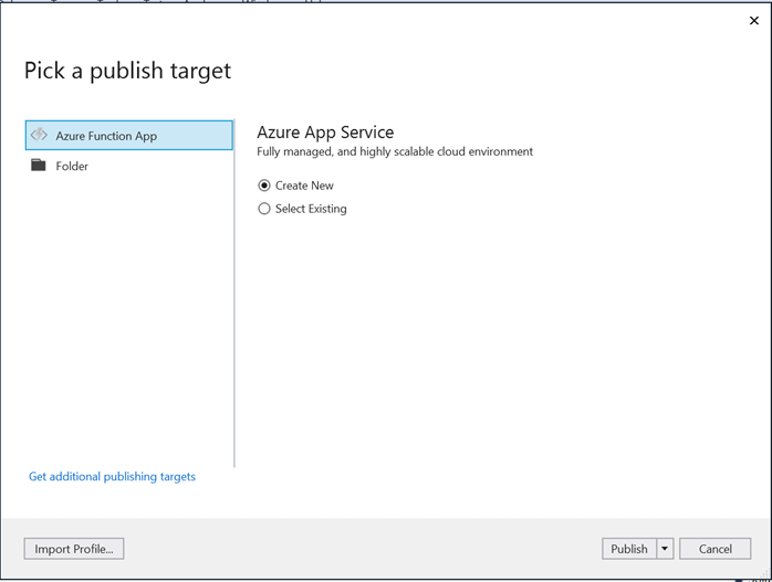 Creating Azure Functions In Visual Studio 2017 - HTTP Triggered Azure Functions