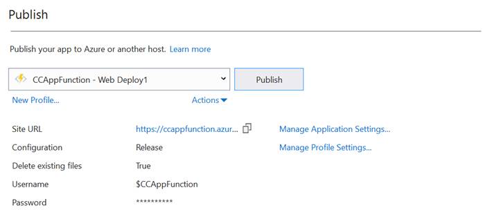 Creating Azure Functions In Visual Studio 2017 - HTTP Triggered Azure Functions