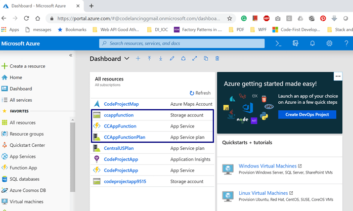 Creating Azure Functions In Visual Studio 2017 - HTTP Triggered Azure Functions