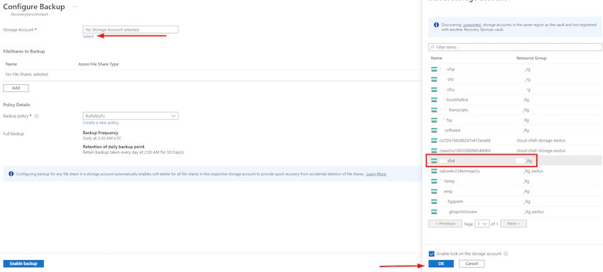Creating Backups using Recovery Services Vaults