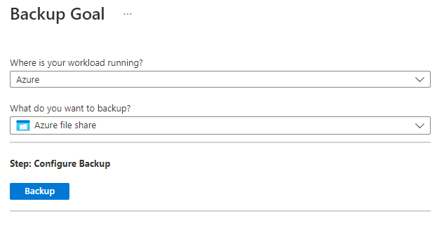 Creating Backups using Recovery Services Vaults