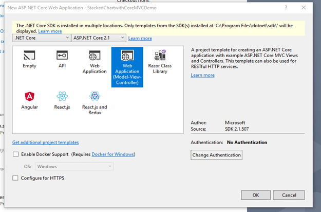 Creating Charts With ASP.NET Core MVC Using Google Chart API