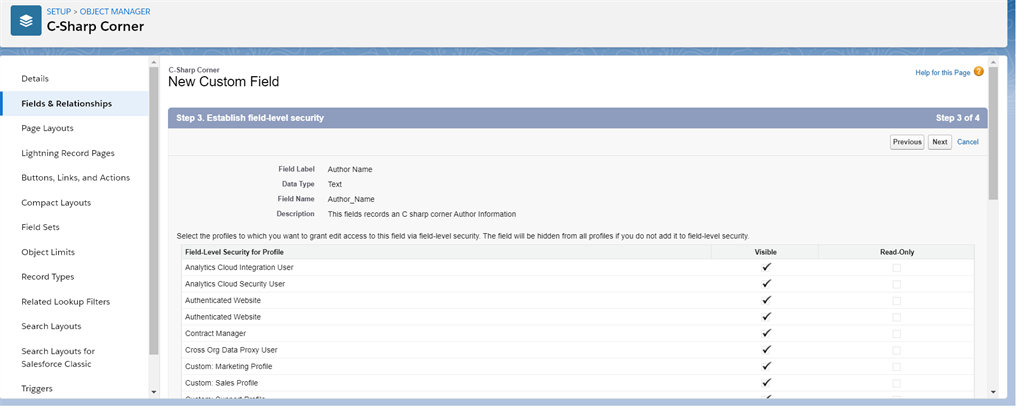 Creating Custom Filelds In Salesoforce ⚡Lightning Platform