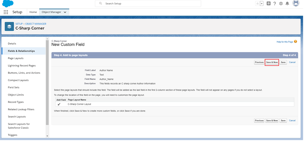 Creating Custom Filelds In Salesoforce ⚡Lightning Platform