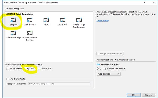 Creating Grid View In ASP.NET MVC With Search, Pagination And Export To Excel