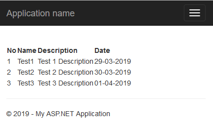 Creating Grid View In ASP.NET MVC With Search, Pagination And Export To Excel