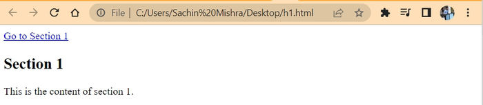 Creating LInks in HTML