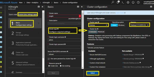 Cluster Configuration