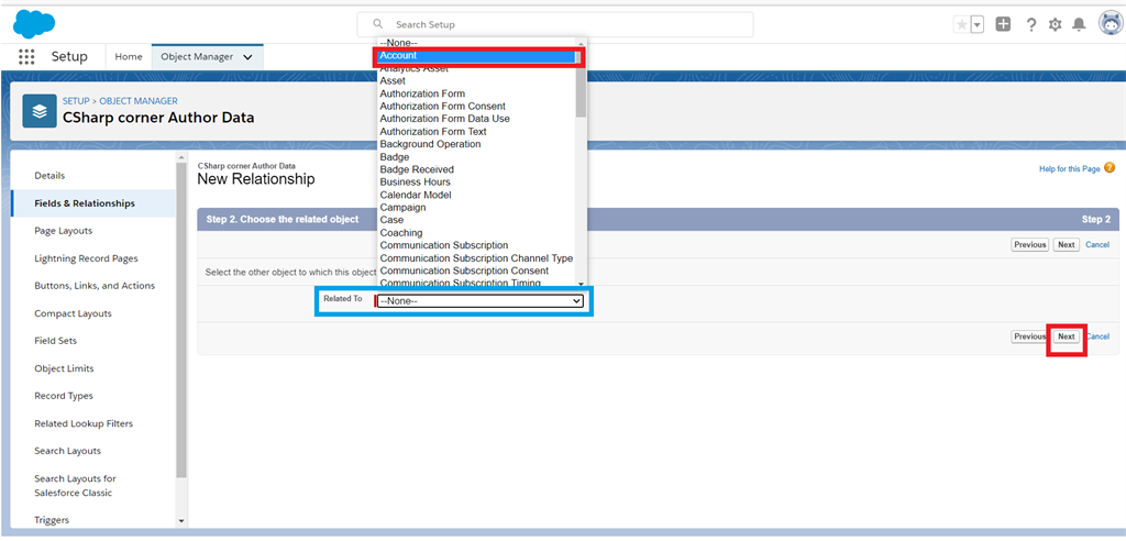 Creating Look-Up Realitionship Between Two Fields In Salesforce Object